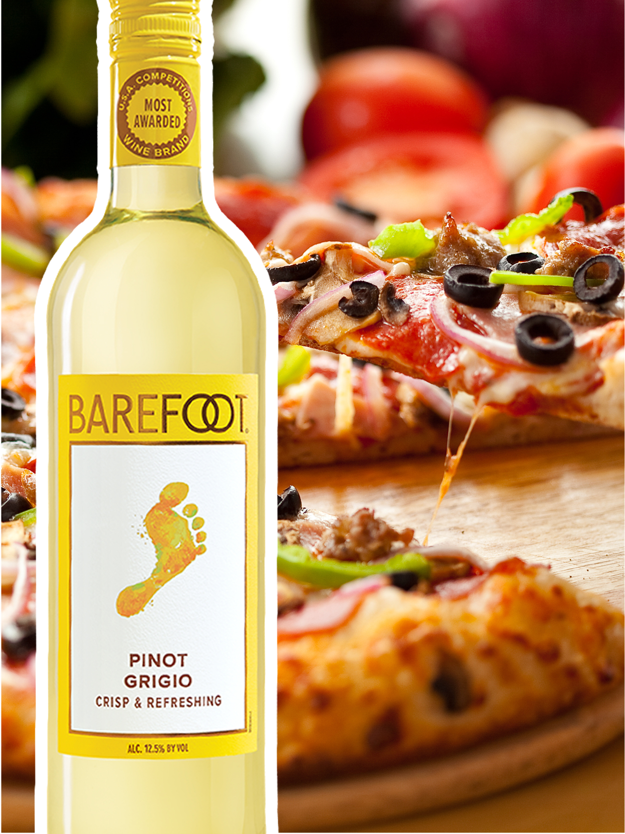Pinot Grigio and Pizza